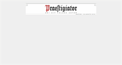Desktop Screenshot of praestigiator.com